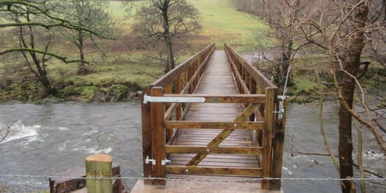 Flood Appeal funds replacement bridges and repairs footpaths destroyed by Storm Desmond
