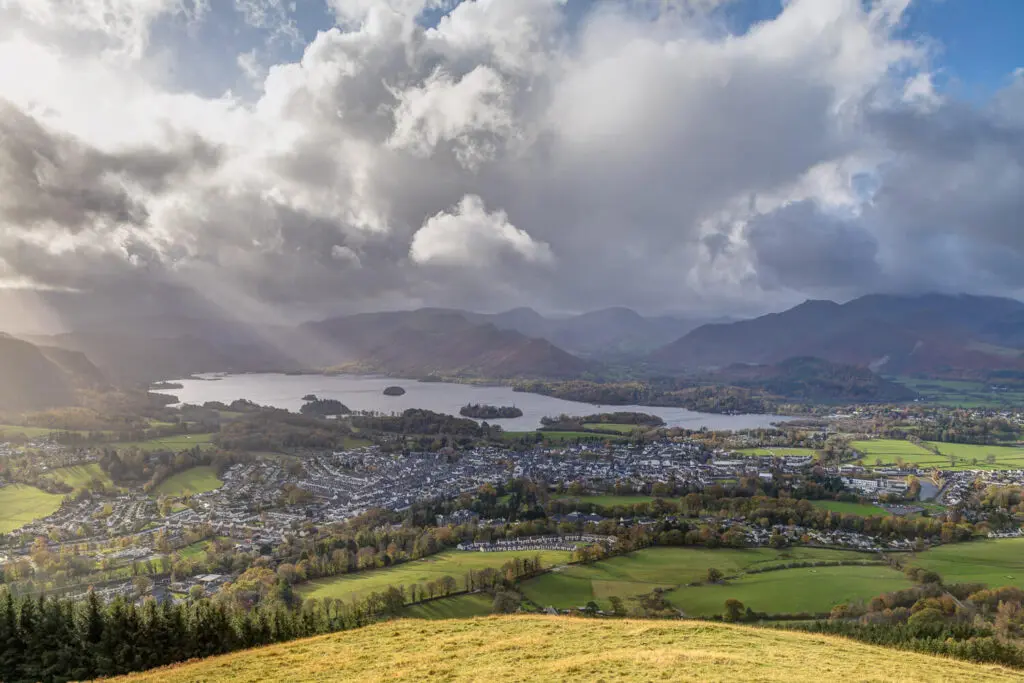 Keswick and Derwent Water November by Andrew Locking