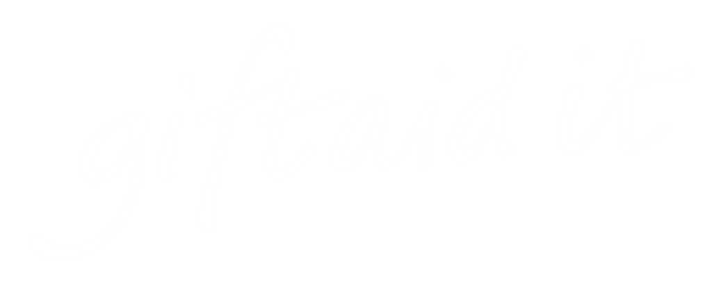 Gift Aid Logo - White
