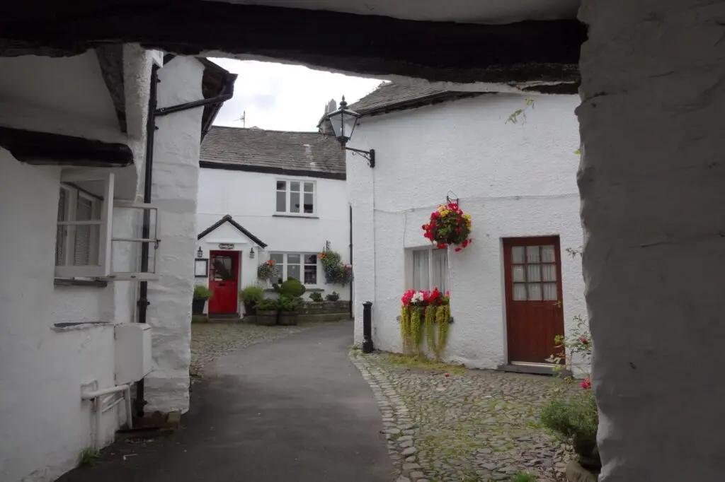 A view of the village of Hawkshead