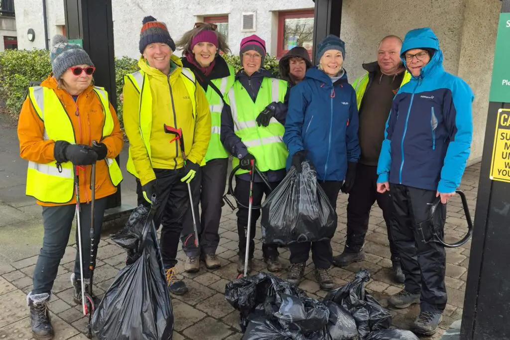 Keswick Binfluencers take part in the Great Cumbrian Litter Pick