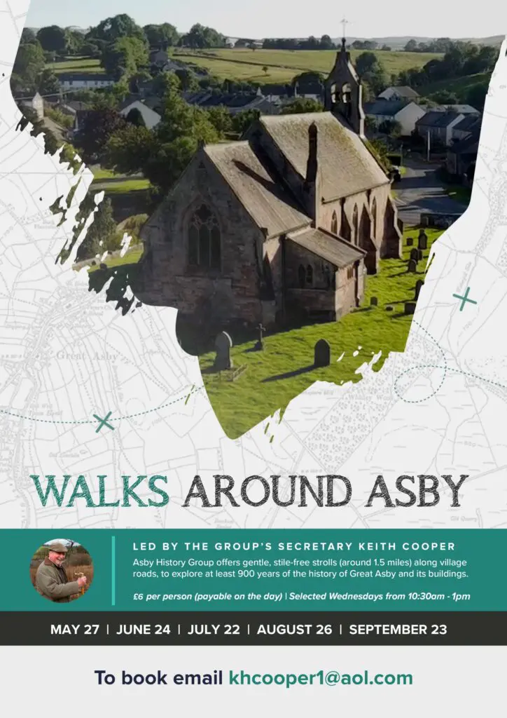 Walks Around Asby 2026 poster