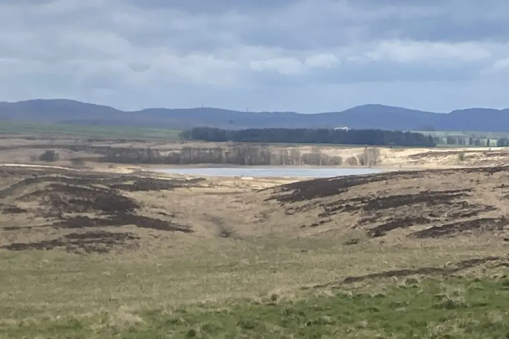 view across to sunbiggin