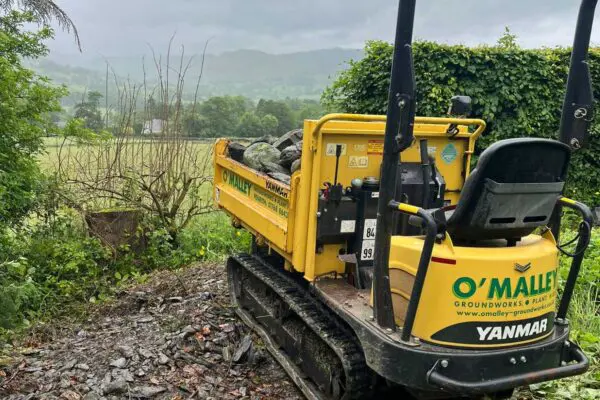 Dumper moving stone for Rachel's Seat, Dam Mire