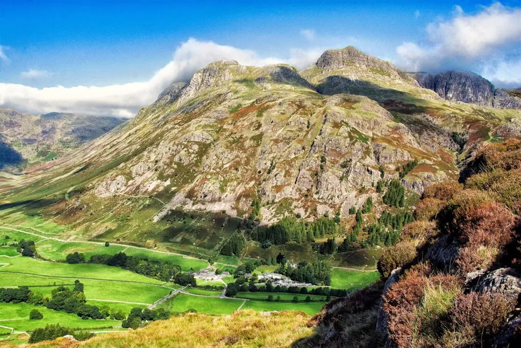 The Langdales from Side Pike by John Cobham