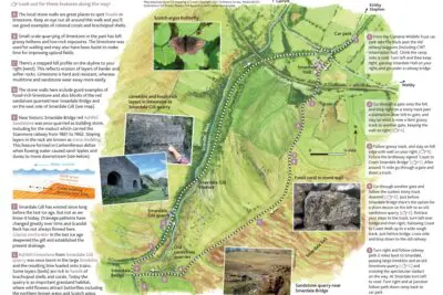 Smardale Geological Trail self fold leaflet image