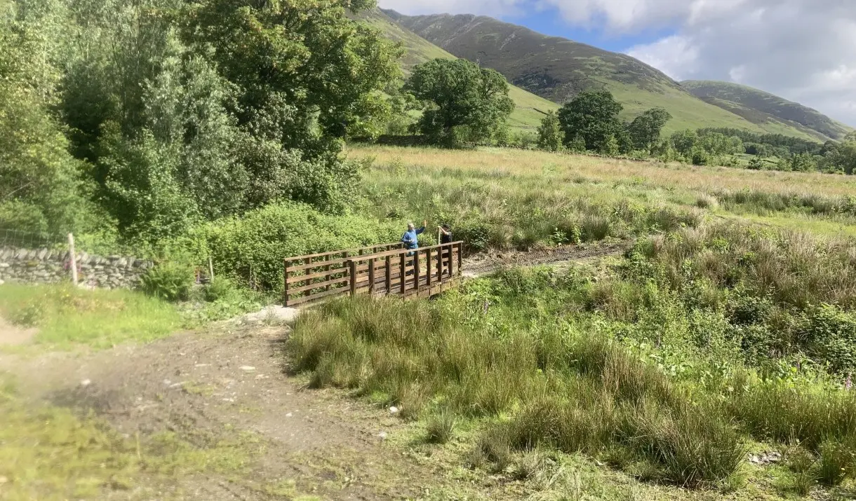 Dam Mire Wood new bridge over kilnhow beck