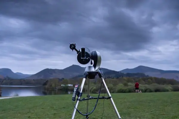 A telescope in a field