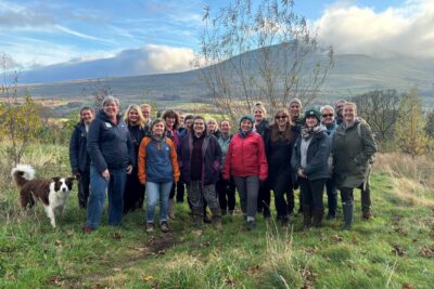 Friends of the Lake District team photo at Dam Mire in the Lake District