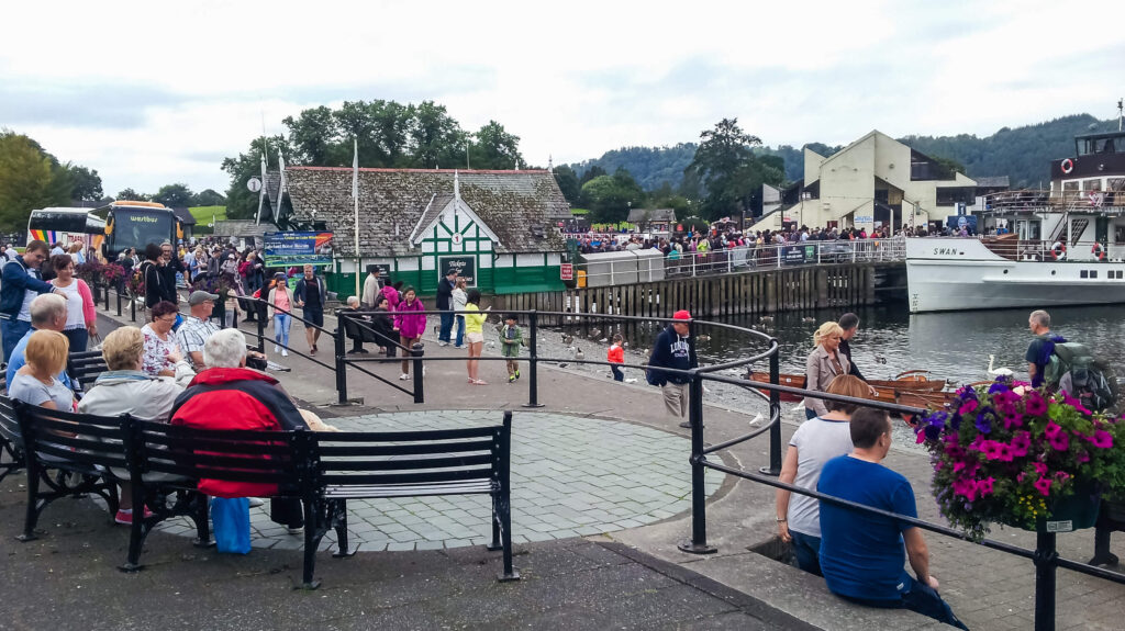 Crowds at Bowness Shutterstock