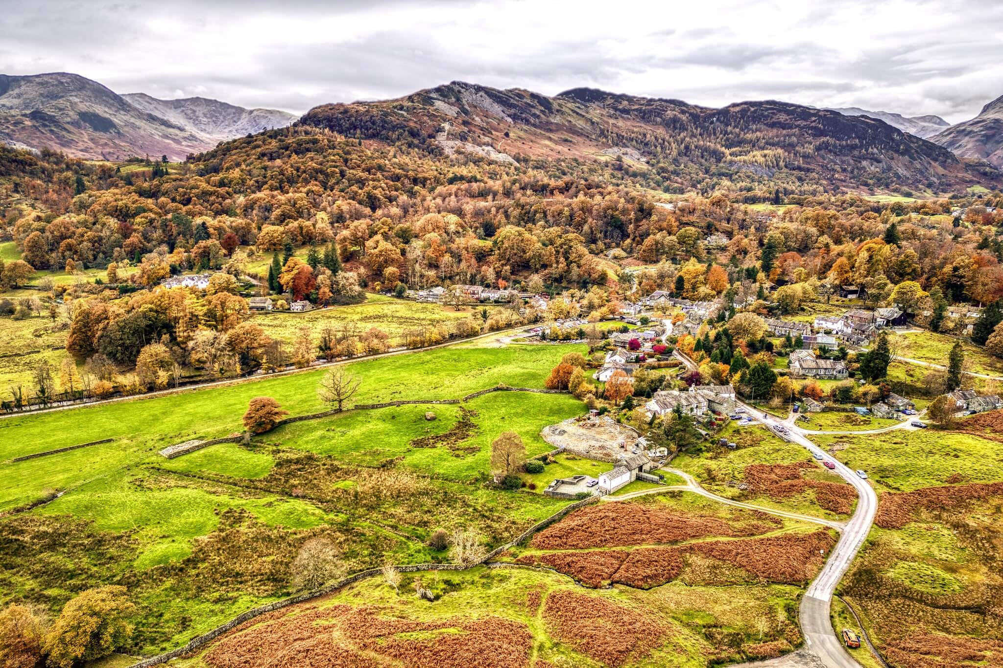 Elterwater common in the Lake District