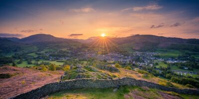A photo of Ambleside in beautiful light