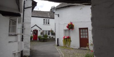 A view of the village of Hawkshead