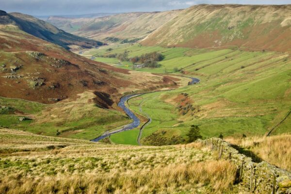 High Borrowdale view over a lovely valley