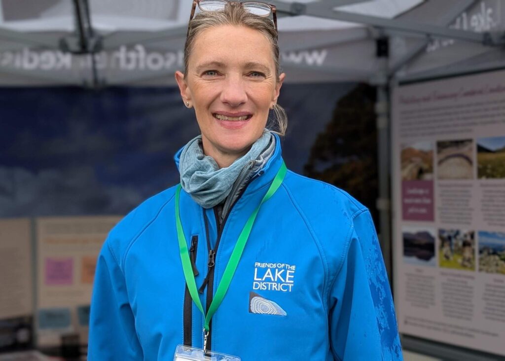 A volunteer ambassador at a country show